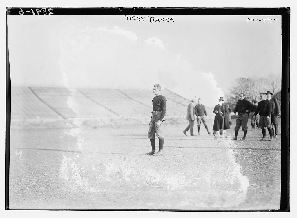 Baker on the field