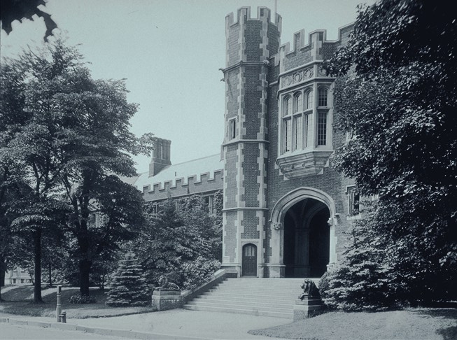 View from east (photo 1930's?)