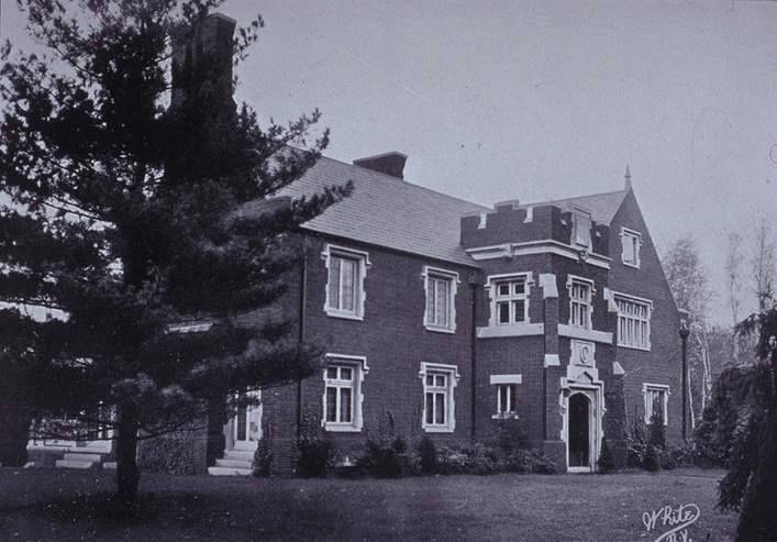 Campus Club view from Northeast circa 1914