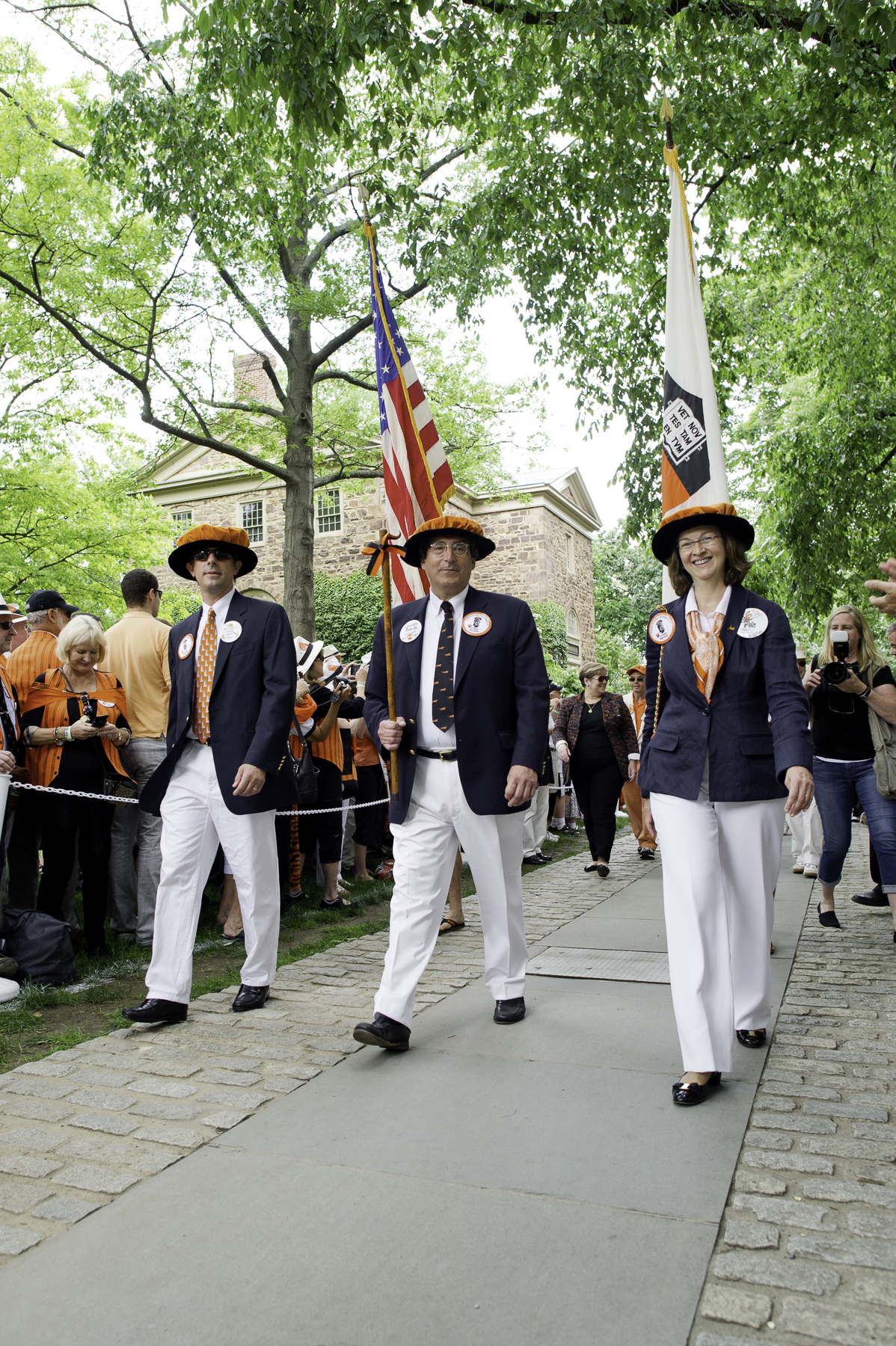 Charles Plohn '66 leading without the mace