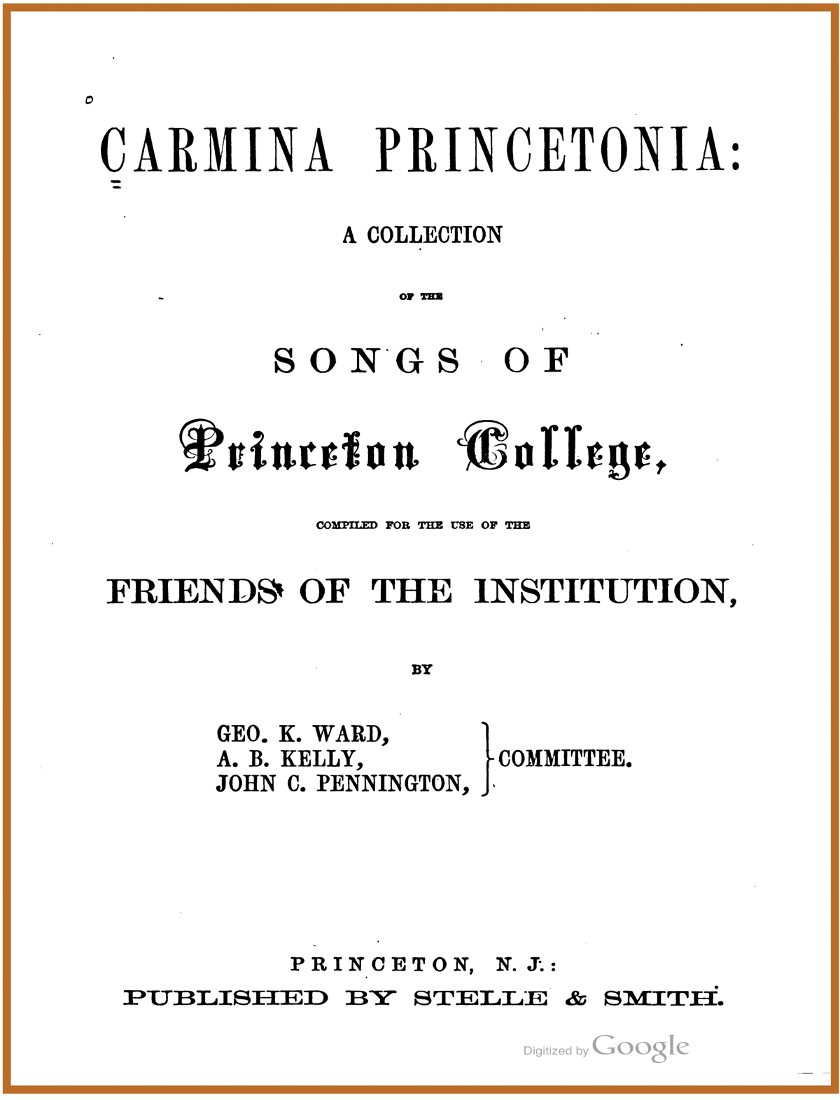 Carmina 1869