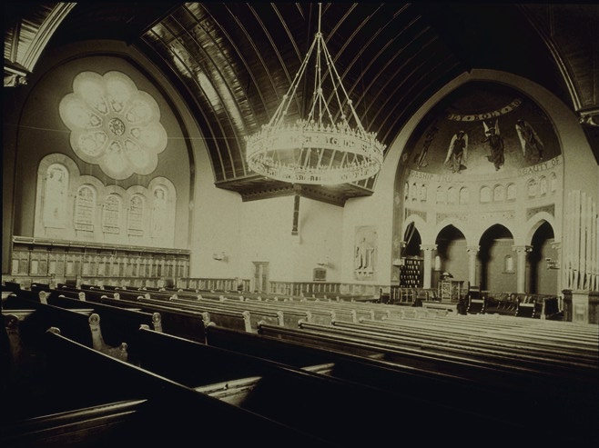 Interior, looking northeast (photo c.1890-97)