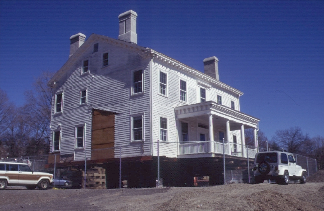 Preparing to be moved in 1997