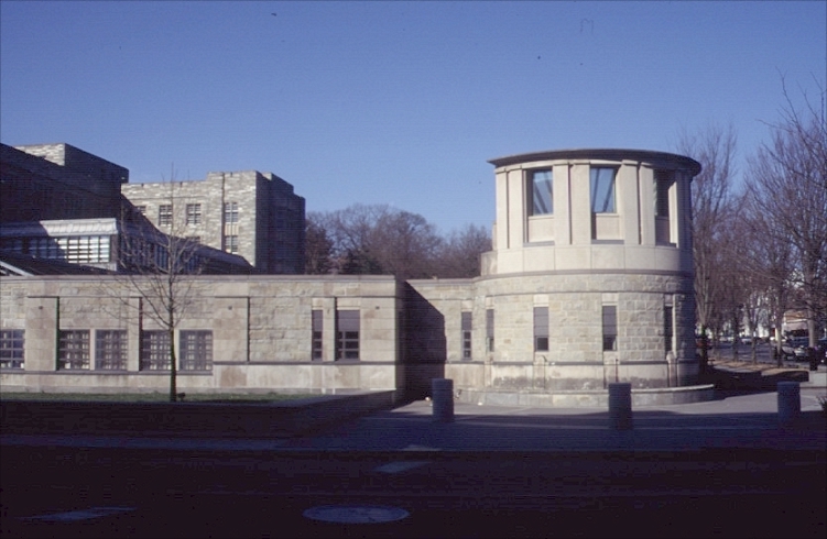 1988 addition from corner of Nassau and Washington