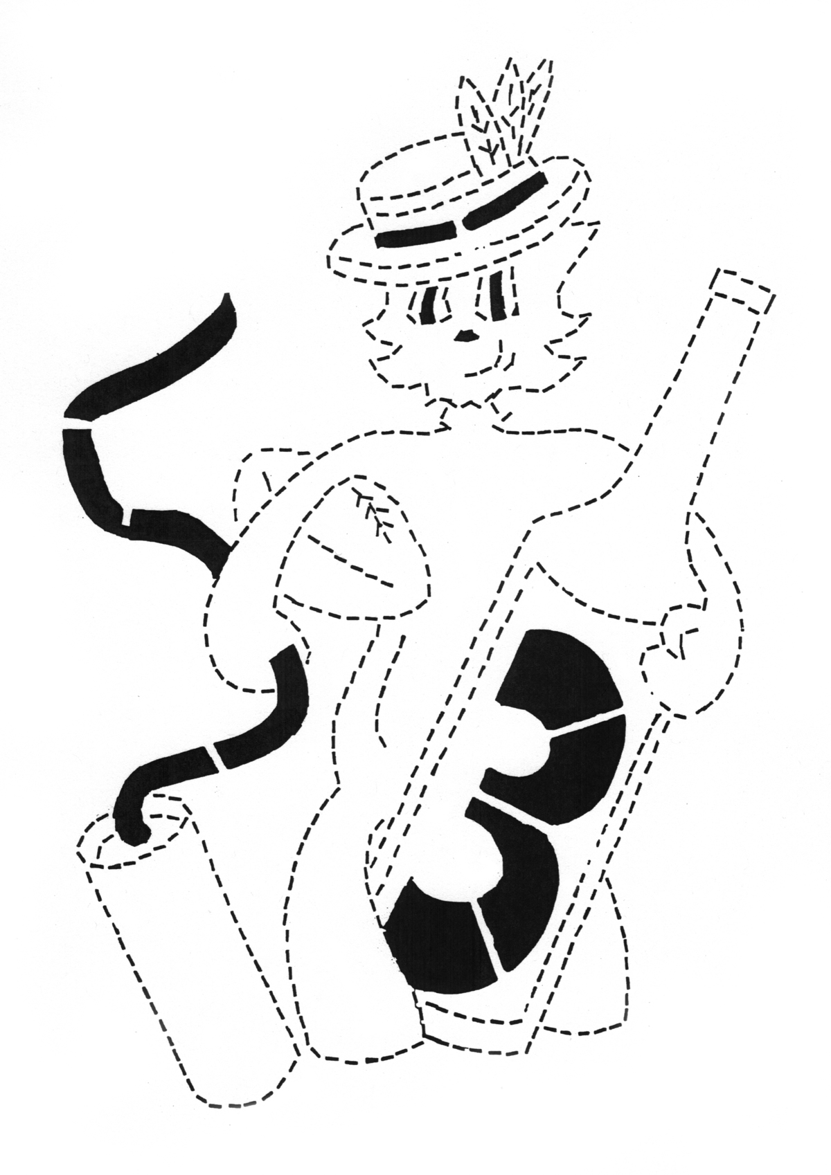 Beer Jacket 1953 Stencil