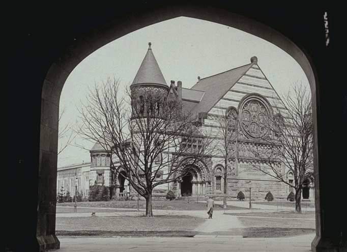 View through Blair Arch, early 20th century