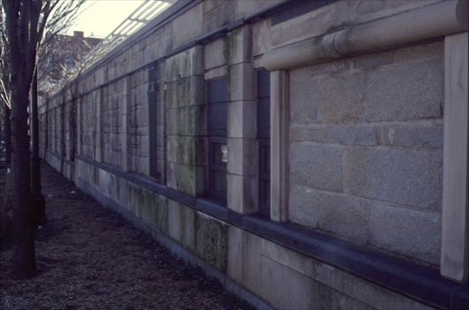 1988 addition: North wall