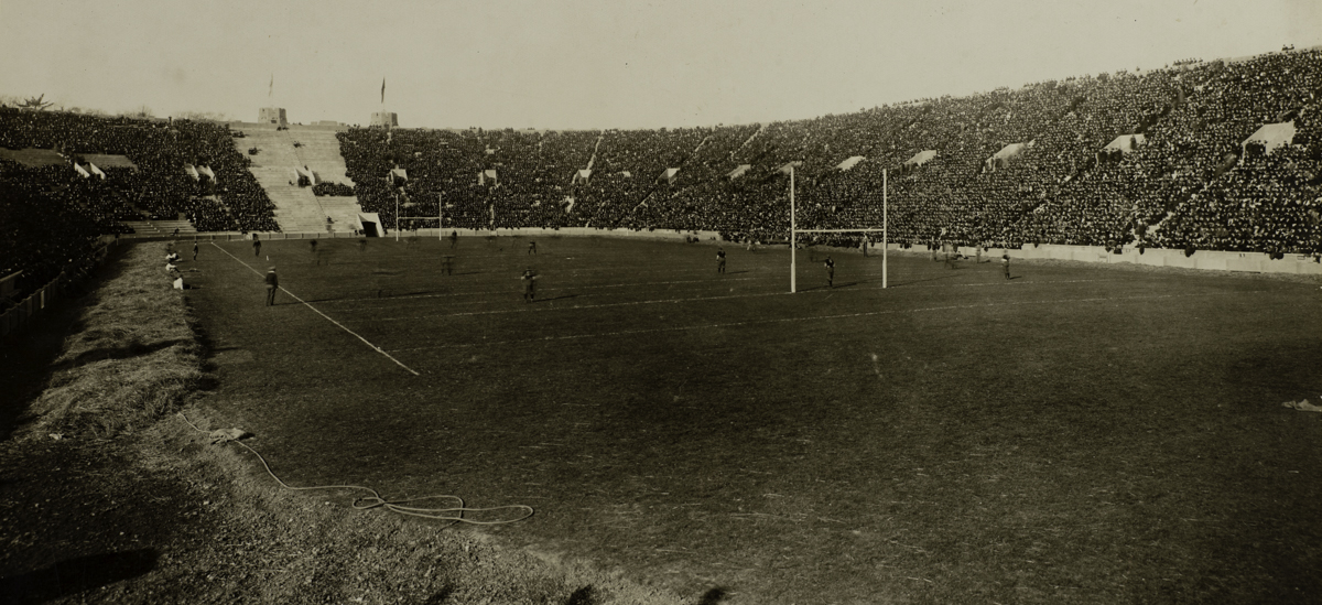 1914 Yale game in progress
