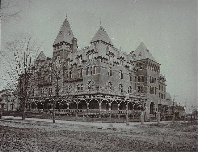 View from the southwest (photo c. 1879)