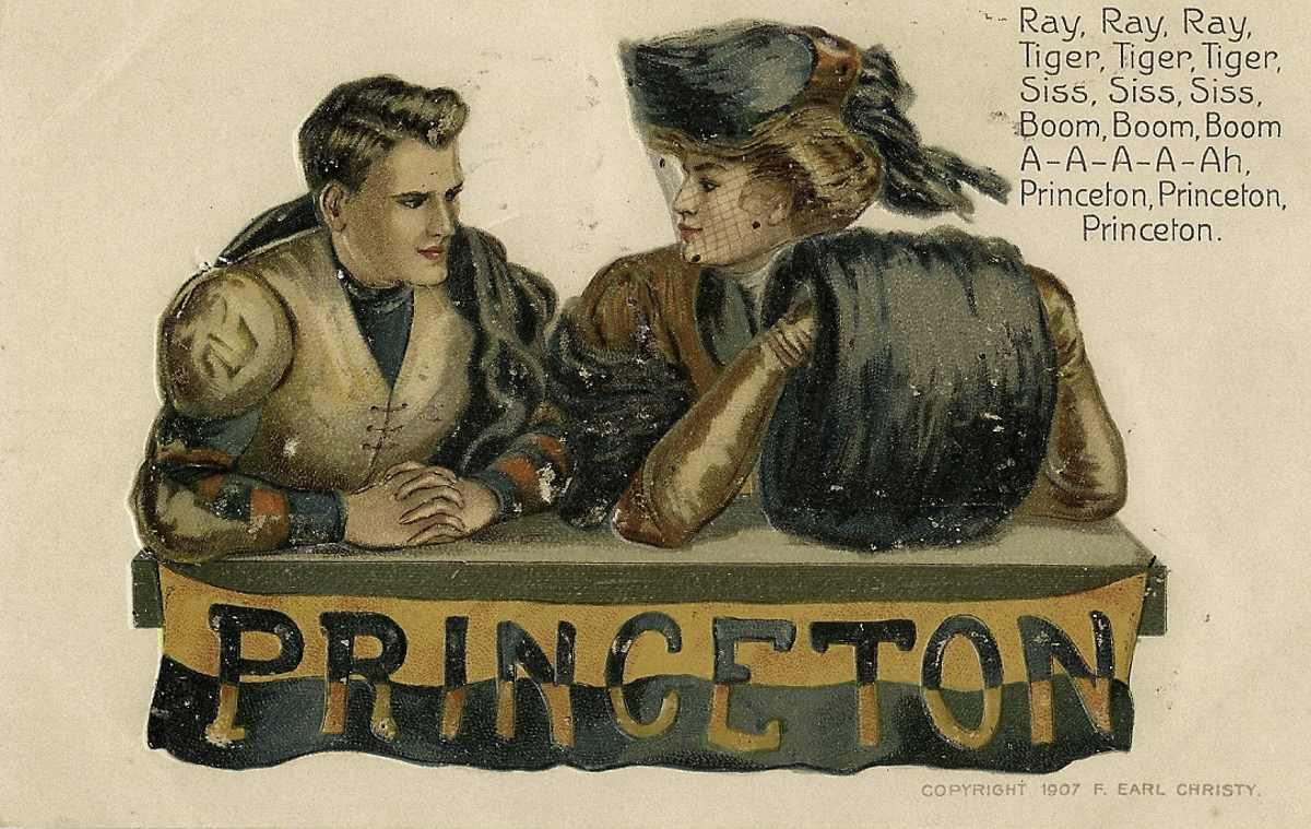 Princeton Girl Postcard Front