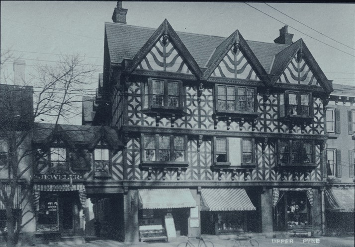Street facade (photo circa 1900)