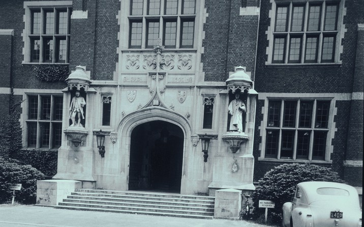 North entrance (photo circa 1950)