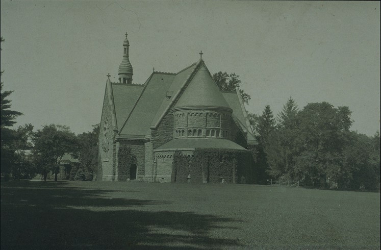 View from east (early 20th century photo)