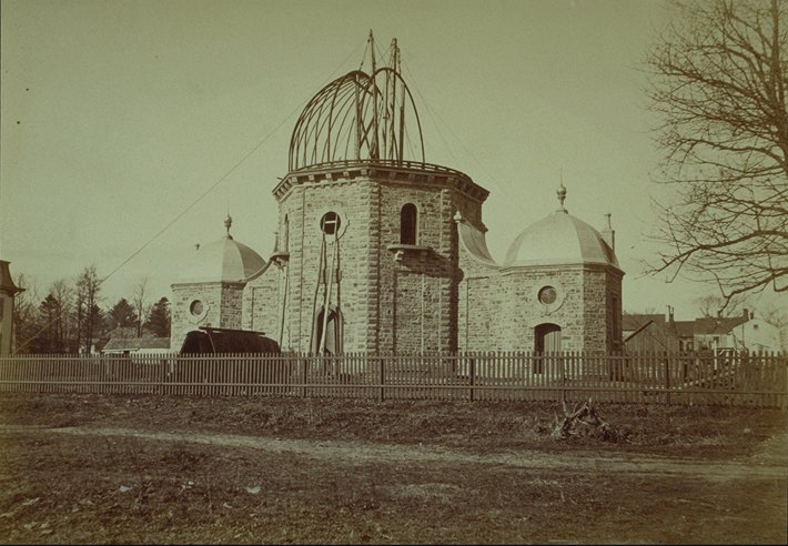 View during construction in 1868
