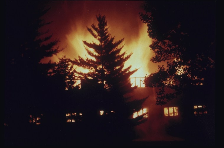 University Gymnasium, fire of 1944