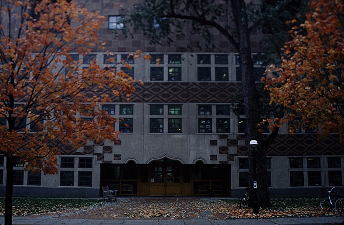 Main entrance, view from north