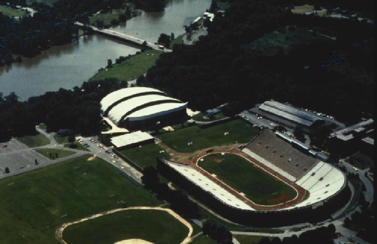 Aerial view from north