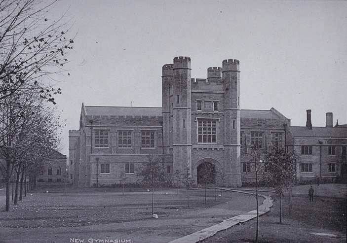 University Gymnasium viewed from the north (photo from album, circa 1905)