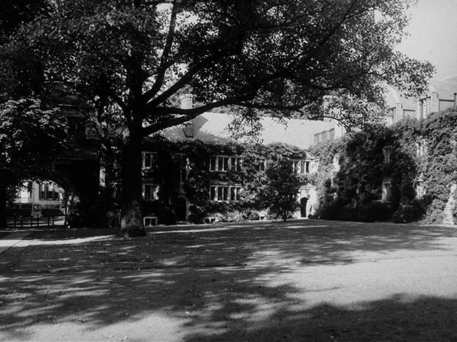 South wing, with Blair Hall adjoining at left