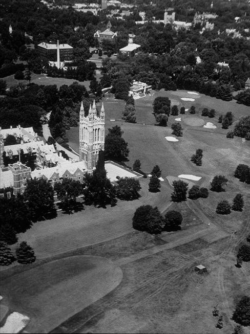 Aerial View, looking northeast (photo 1950's or 1960's)