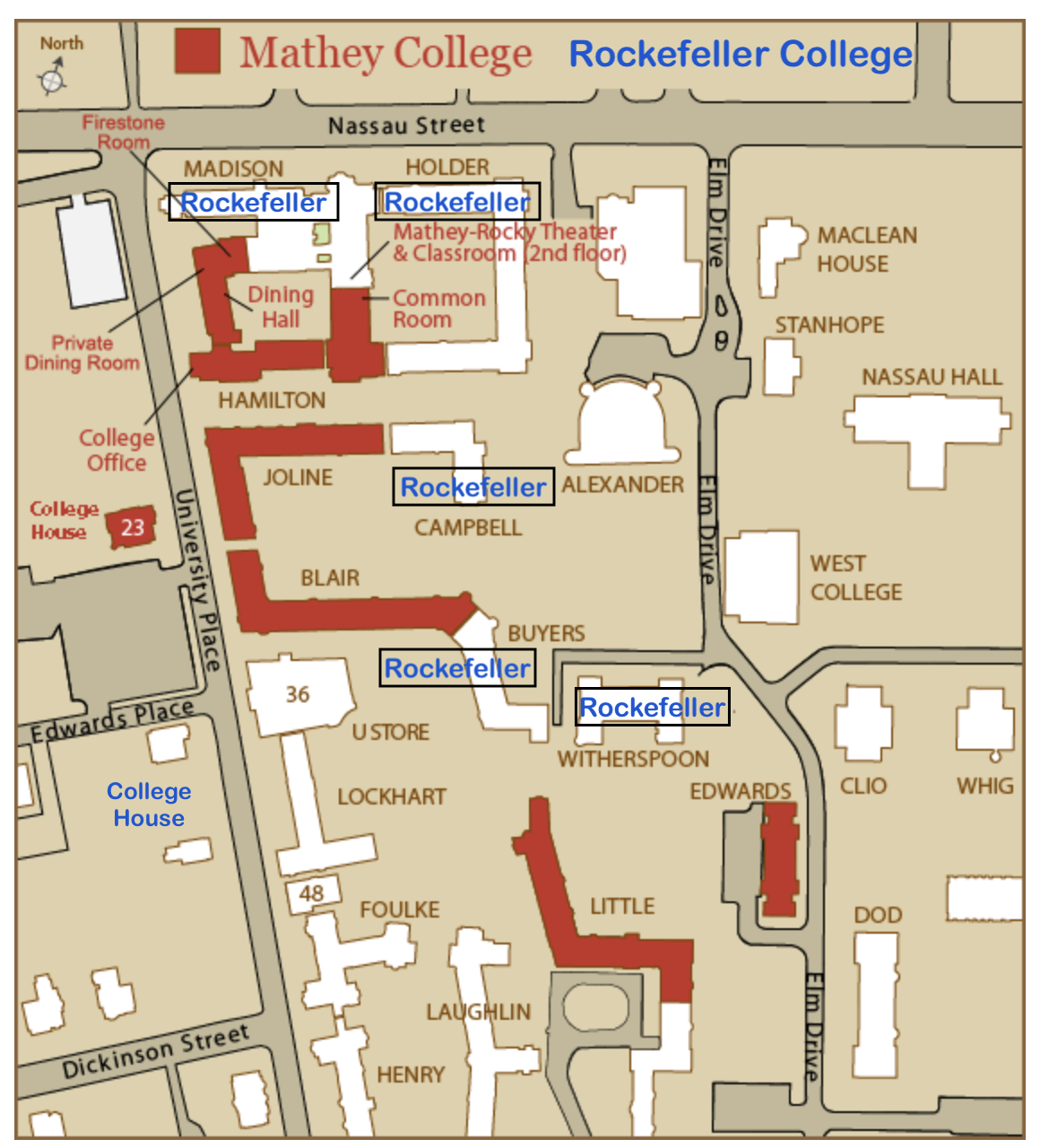 Mathey and Rockefeller Residential Colleges
