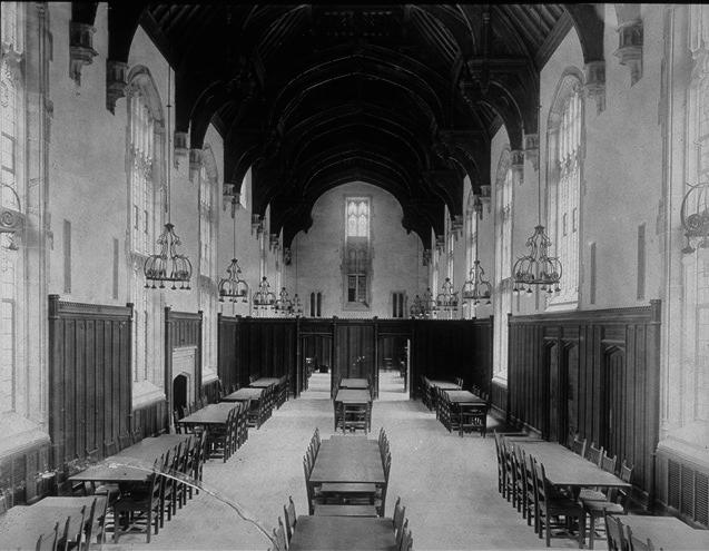 Interior, dining hall