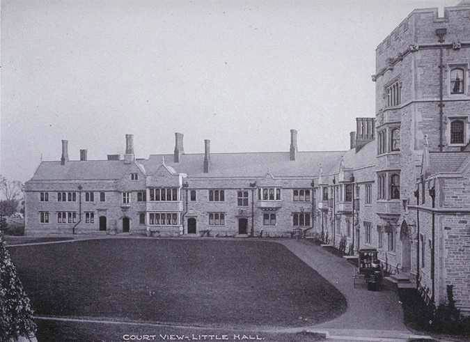 Court view, looking south (photo from album, circa 1905)