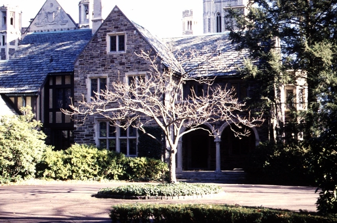 View from south, main entrance