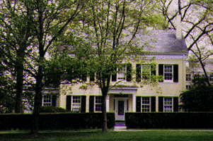 View from west, main facade