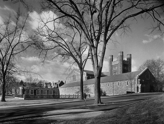 View from southeast (photo late 1940's)