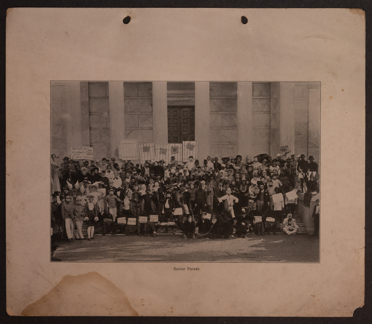 "Senior Parade" group portrait