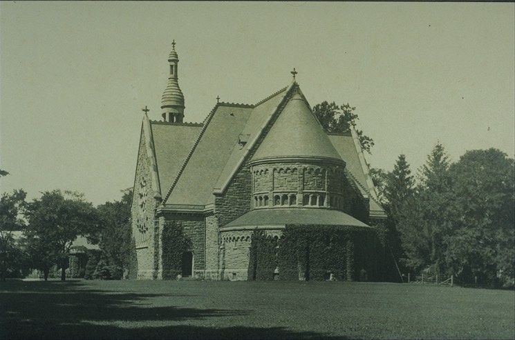View from east (early 20th c photo)
