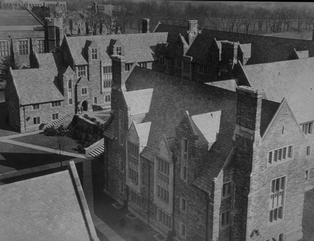 Bird's-eye view from Henry Tower (photo 1932)