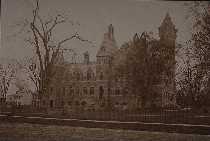 View from north (photo after new roof of 1881)