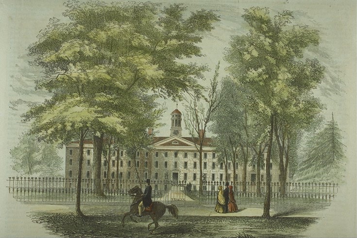 Nassau Hall viewed from the north