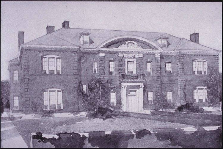 Cottage Club architect's rendering circa 1903