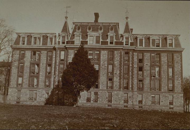 View from west (photo early 1870's)